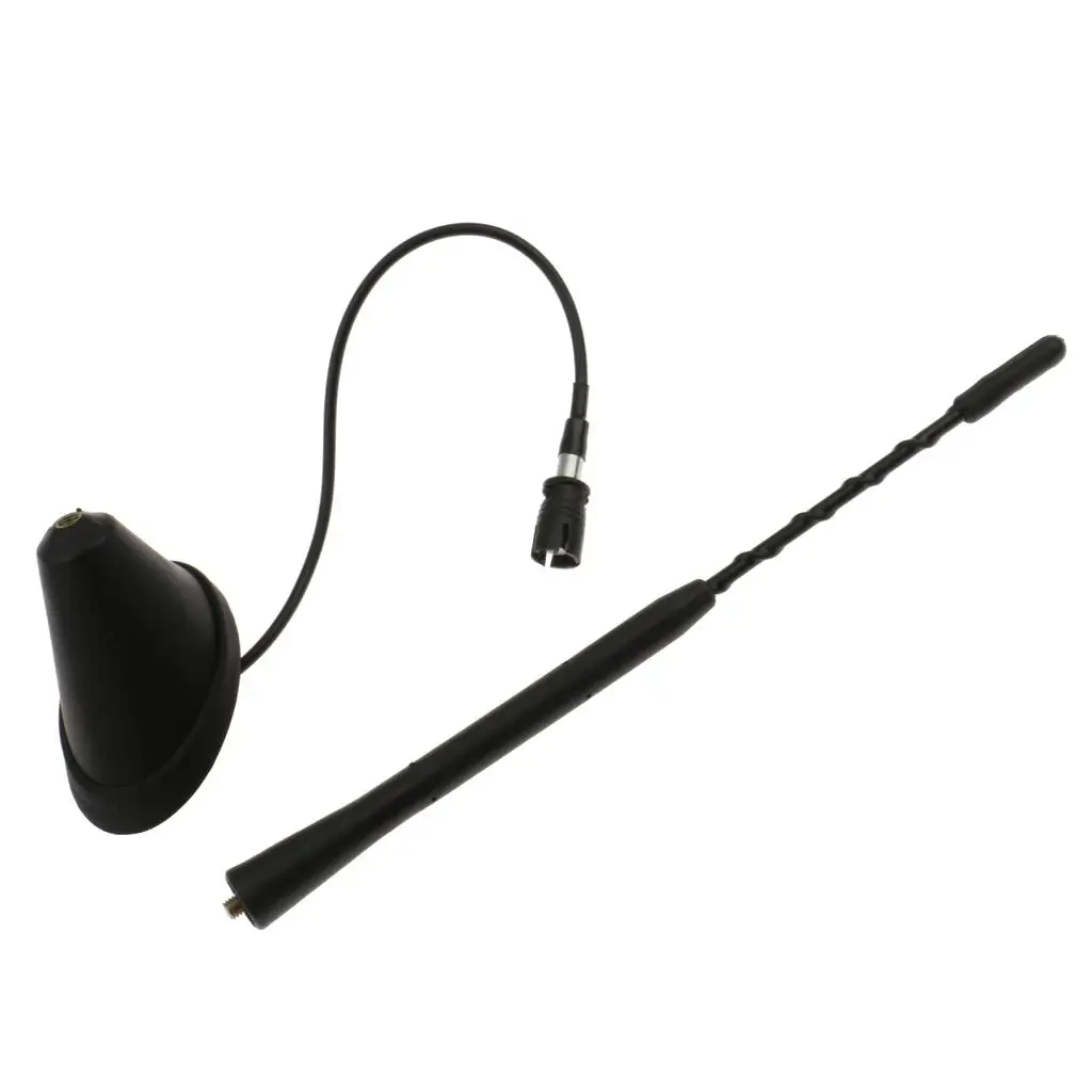 9'' Screw Mast Whip AM/FM Radio Antenna Aerial With Antenna Base