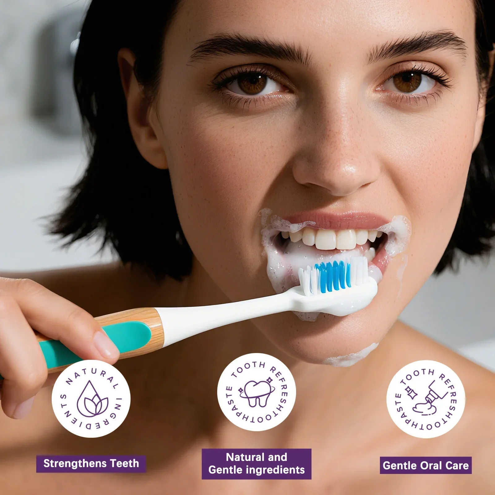 Zahnreparatur-Zahnpasta, Zahnaufhellung, frischer Mund, Zahnstein-Fleckenentferner, helle Zahnreinigung, hemmt Mundgeruch, Zahnpasta