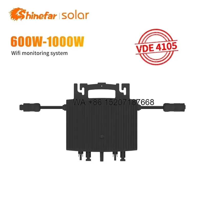 Wmwmnu for HERF Balcony Plug and Play MPPT Home Solar Power System 600W 800W 1000W Universal Install Micro Inverter