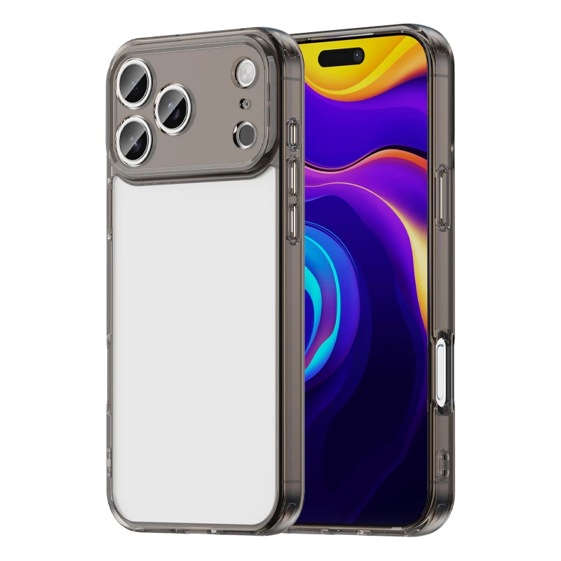 เคสโทรศัพท์ iPhone 15 16 Plus 16E ฝาหลังอะคริลิคขอบ TPU ป้องกัน สำหรับ iPhone 17 Air Pro Max