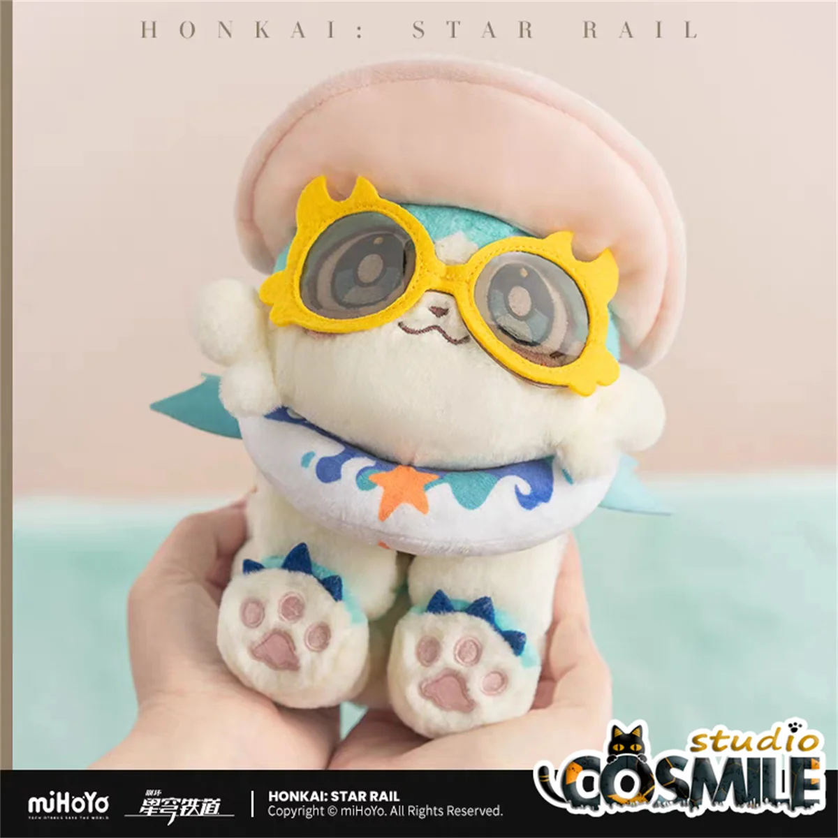 Ufficiale Originale Honkai: Star Rail Lupo Mostro Gyaogyao Braccio Animali Domestici Avventurina Cosplay Peluche Ripiene 20 cm Peluche Bambola Giocattolo Regalo