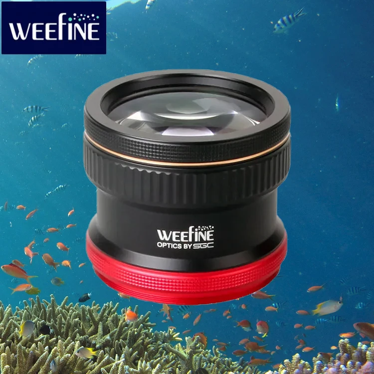 

Weefine WFL06S APO-лупа + 23 подводная фотография с оптическим объективом камеры калибра M67, макрообъектив, крупным планом