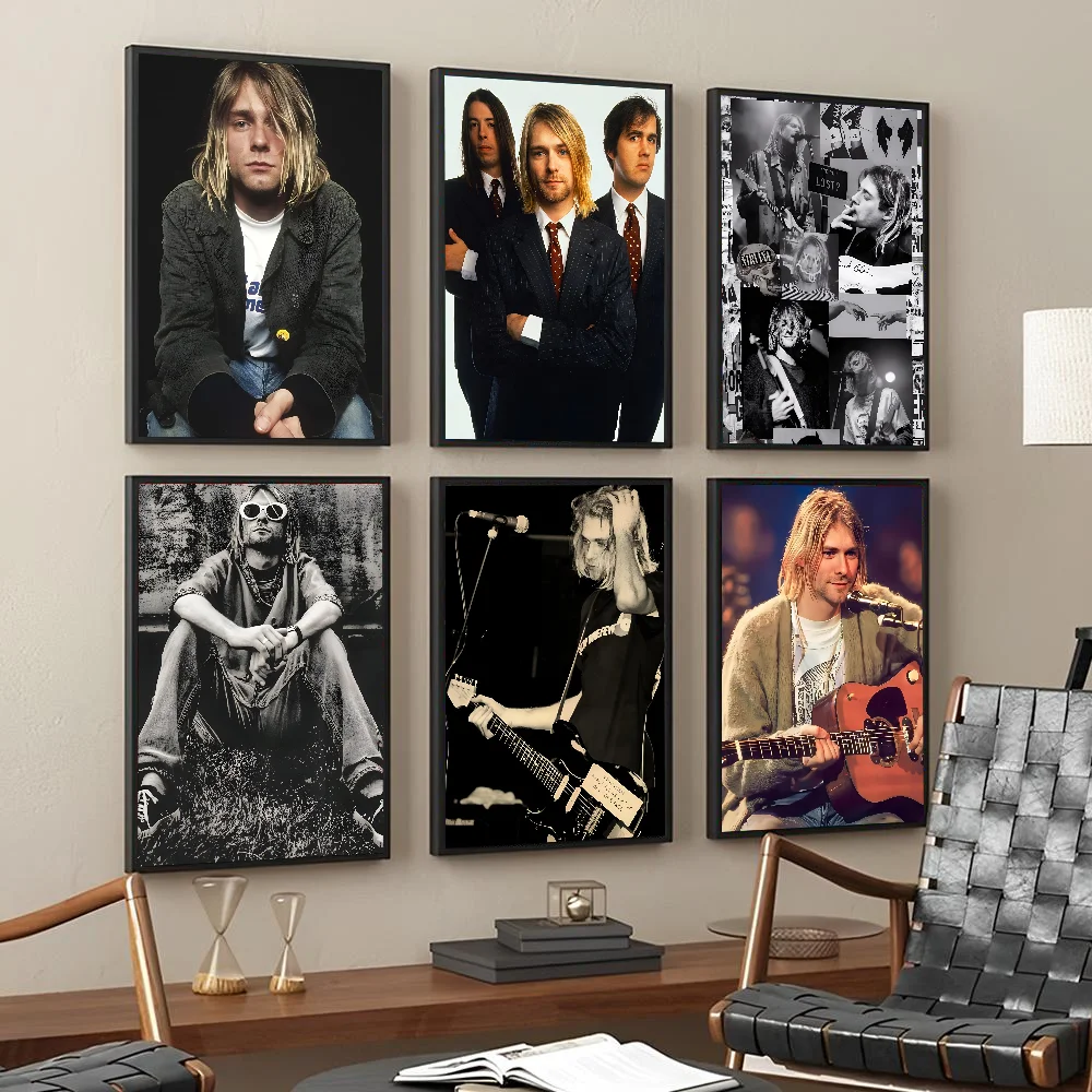 Rock Band N-Nirvana Poster Paper Print Home Living Room Bedroom Entrance Bar Cafe Art Painting Decoration