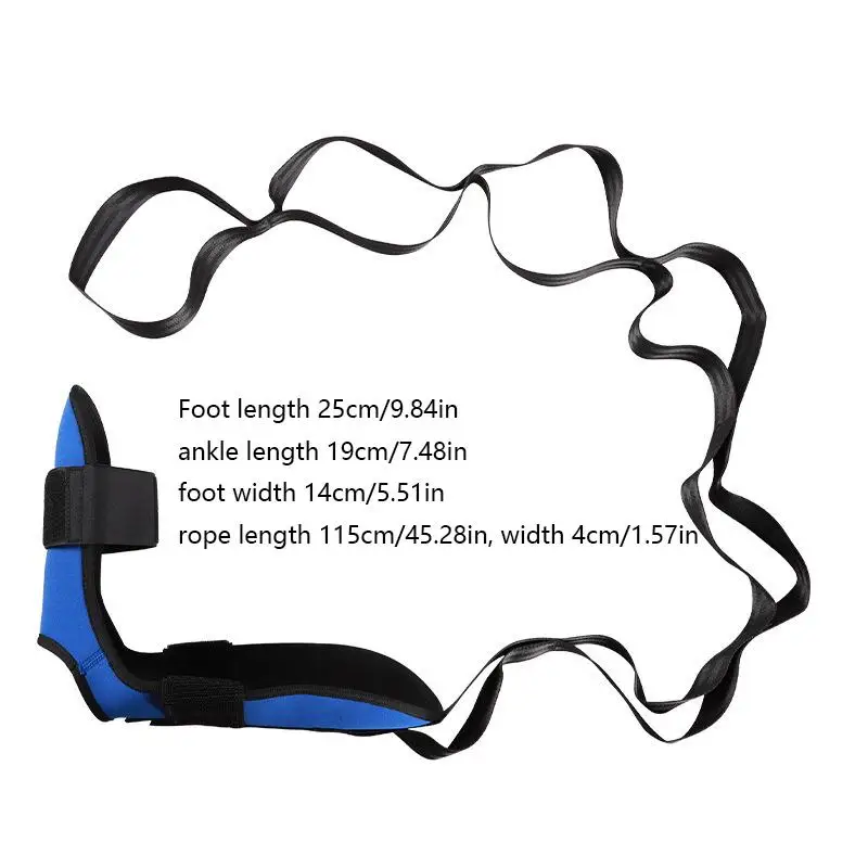 1Pcs Flexibility Stretching Band Yoga Leg Stretching Band Rehabilitation Fitness Band Plantar Fasciitis Training Belt Foot Care
