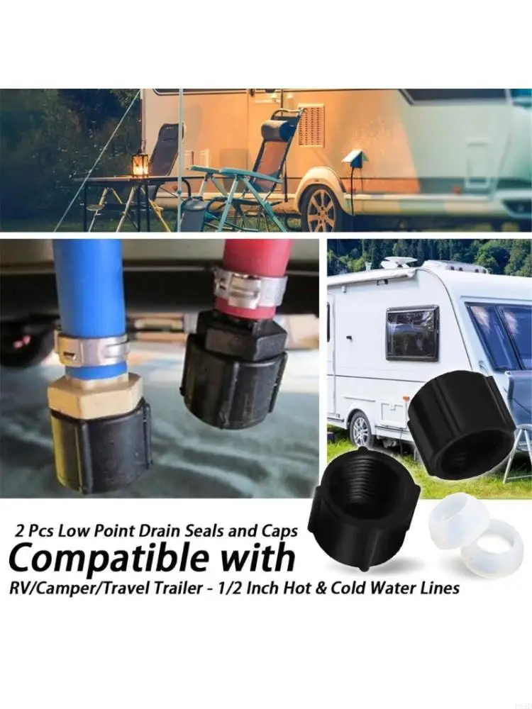  Low Point Drain Replacement Cap Set for Drain Sealing Support
