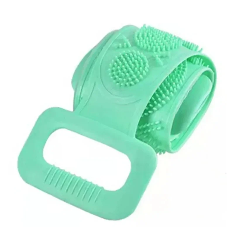 Body Sponge Silicone Brushes Bath Towels Scrubber Rubbing Back Peeling Massage Shower Belt Extended Skin Clean Brushes