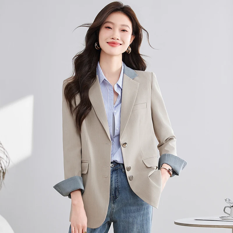 HIGH QUALITY New Fashion 2024 Designer Jacket Women's Classic Blazer Outer Size S-4XL  Jacket  Line Blazer Korean