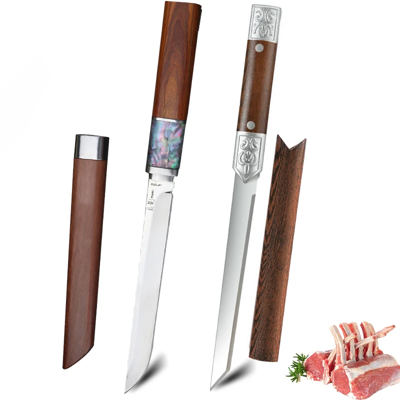 Hand Forged Japanese Kitchen Multi Functional Knife The Kitchen Knife Features Extremely Sharp Blades for Cutting Meat and Fruit