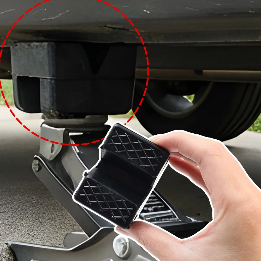 

Автомобильный домкрат, резиновая рама с прорезями, адаптер для рельса, универсальный противоскользящий опорный блок для внедорожника, грузовика, авторемонт, подъемные аксессуары