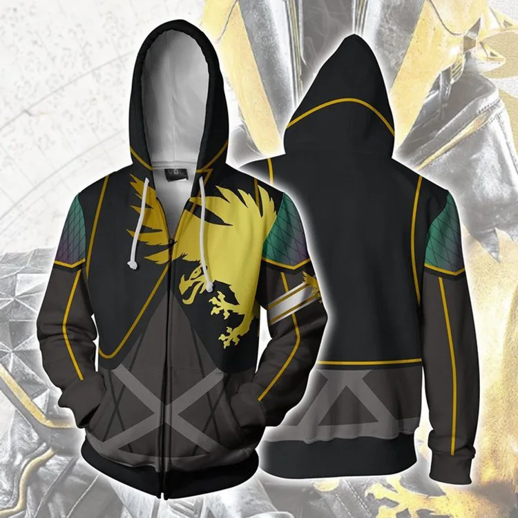 Nouveau Destiny 2 Game série d'impression numérique 3D pull à capuche pour hommes européens et américains