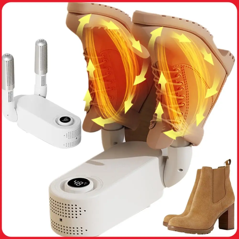 Electric Shoe Dryer  Odor Fast Drying Boot Warmer Folding Boot Deodorizer Glove Dryer for Boots Shoes Gloves Hats Socks