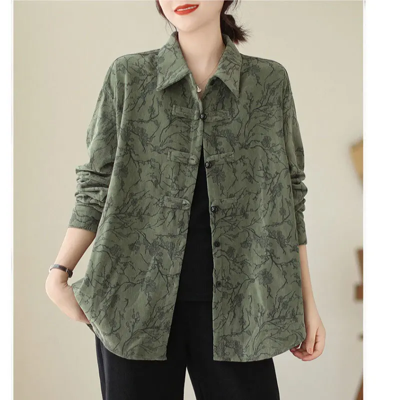 

Long Sleeve Shirts Womens Chiffon Ruffled Button Down Tops Slim Fit Pleated Hem Preppy Feminine Retro College Style Lantern