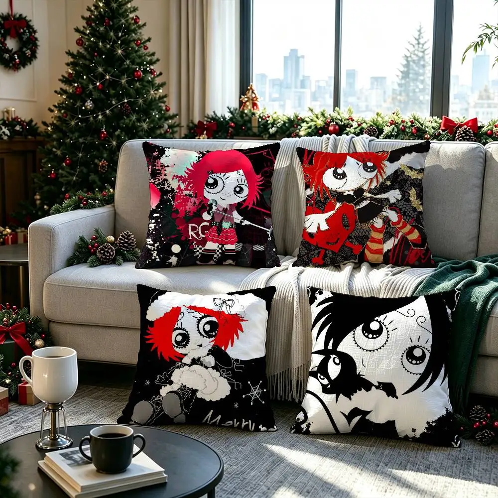 Ruby Gloom Perky Goth  Pillow cover gift High definition digital printing,Surprise  vivid pattern Household.