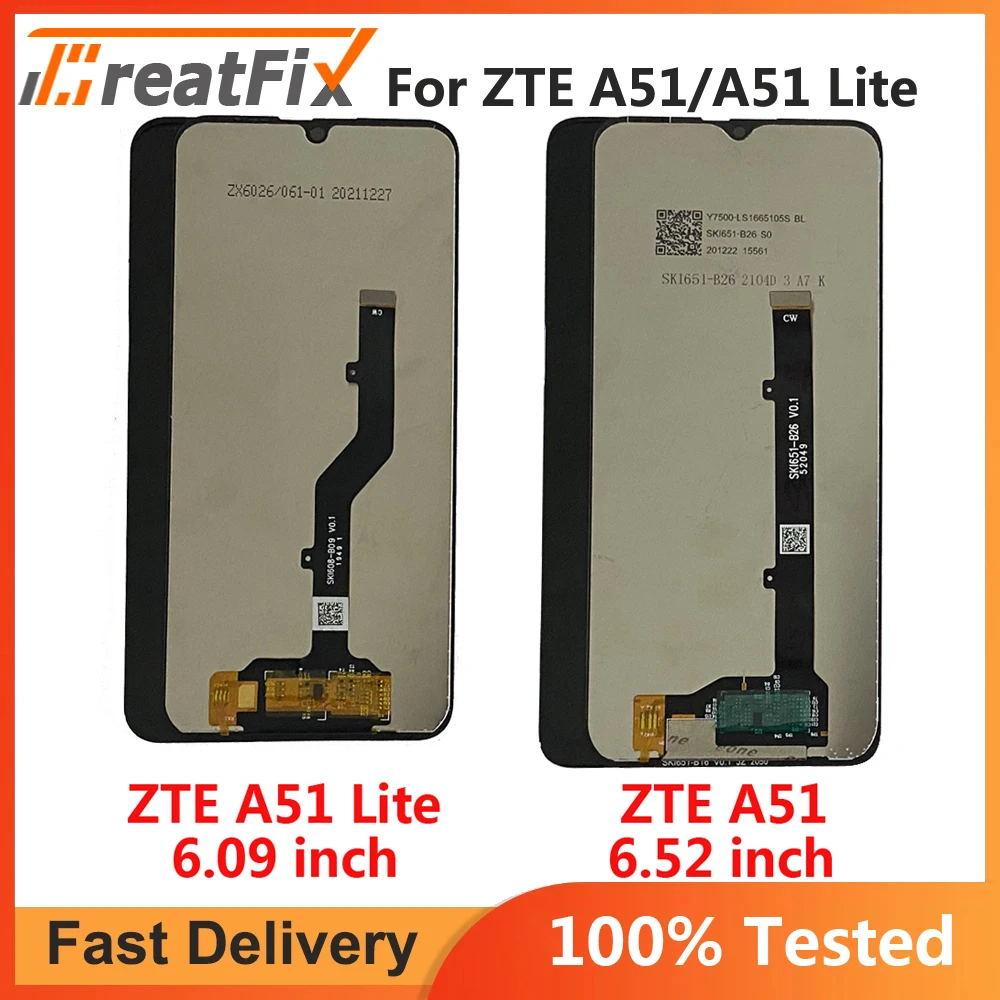 

Tested LCD Display For ZTE Blade A51 LCD Display Screen Replace Display Touch Screen Digitizer ZTE Blade A51 Lite LCD Sensor