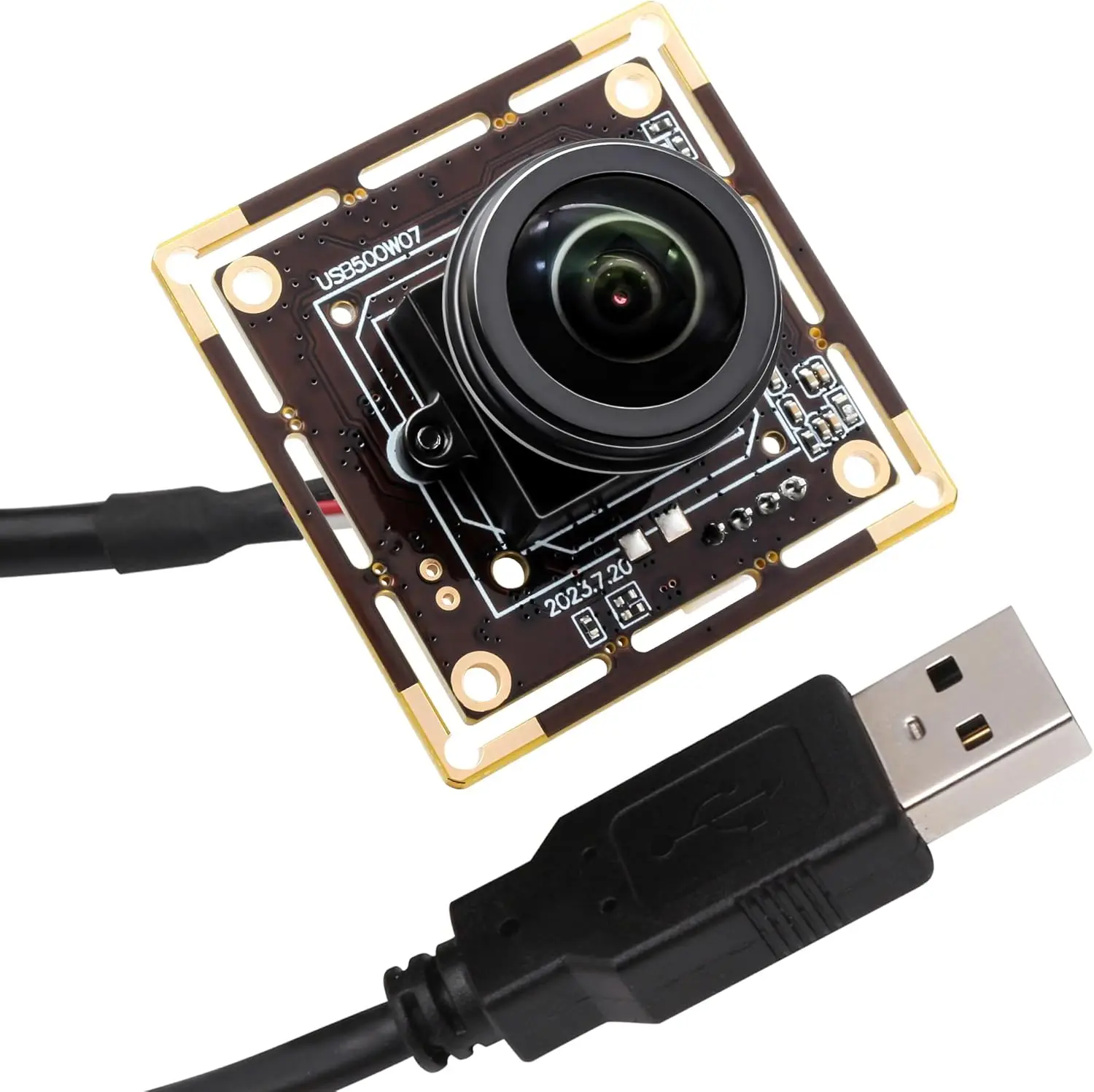 SVPRO 5MP 30fps USB Camera Module with 200degree Wide Angle Fisheye Webcam IMX335 Sensor Industrial Security Camera