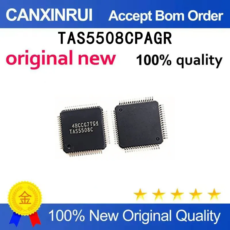 

(5-100 pieces)Brand new original TAS5508CPAGR TQFP64 audio PWM processor chip