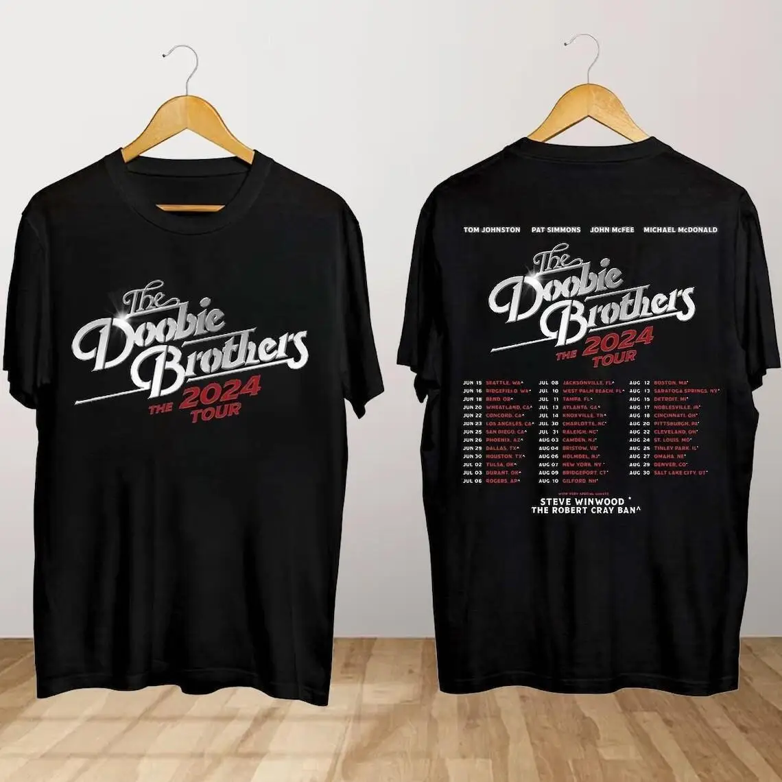 The Doobie Brothers The 2024 Tour T-shirt