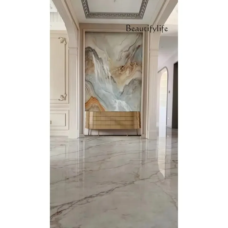 X40 Light Luxury Dining Side Cabinet Post-modern TV Decorative Cabinet Light Luxury Door Cabinet High-end Living Room Household