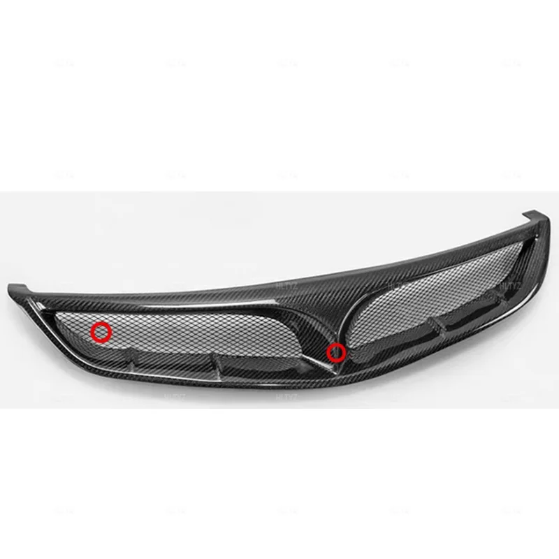 For 2006-2011 Honda Civic FD2 front grille racing grille glass fiber/carbon fiber upper bumper engine hood mesh body kit mesh - view 4