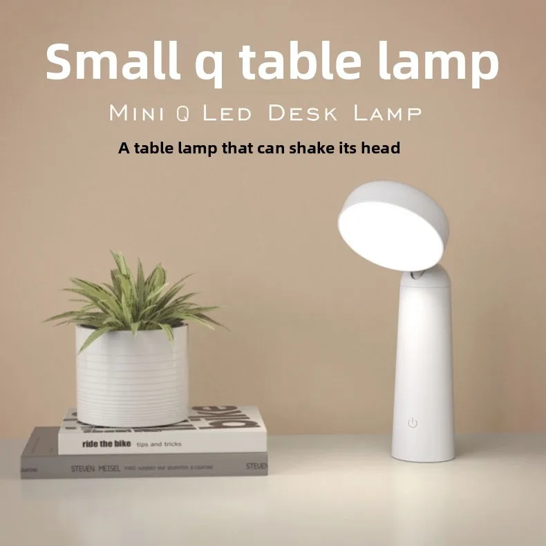 Modern Minimalist LED Table Lamp, Touch Dimmable USB Wireless Eye-Caring Light, Desk Night Lamp for Home Office Bedroom
