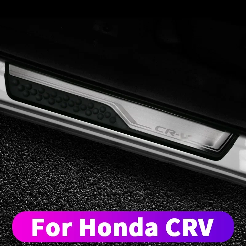 For Honda CR-V CRV 2017 2018 2019 2020 Car interior sill protection strip Anti-scratch welcome pedal Car interior accessories