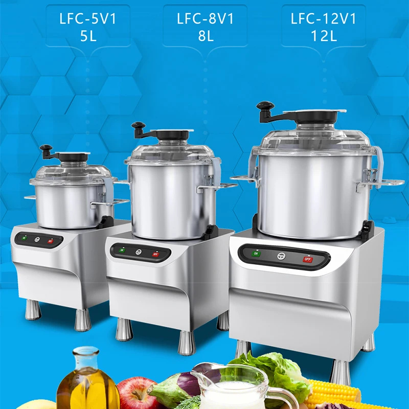 

Коммерческий многофункциональный измельчитель, электрический мощный измельчитель мяса/овощей, машина для обработки кухни в отеле, 1500 об/мин