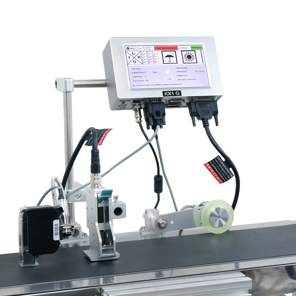 Industry Jet Printer For Barcode and QR Code / Expiry Date Printing coding machine