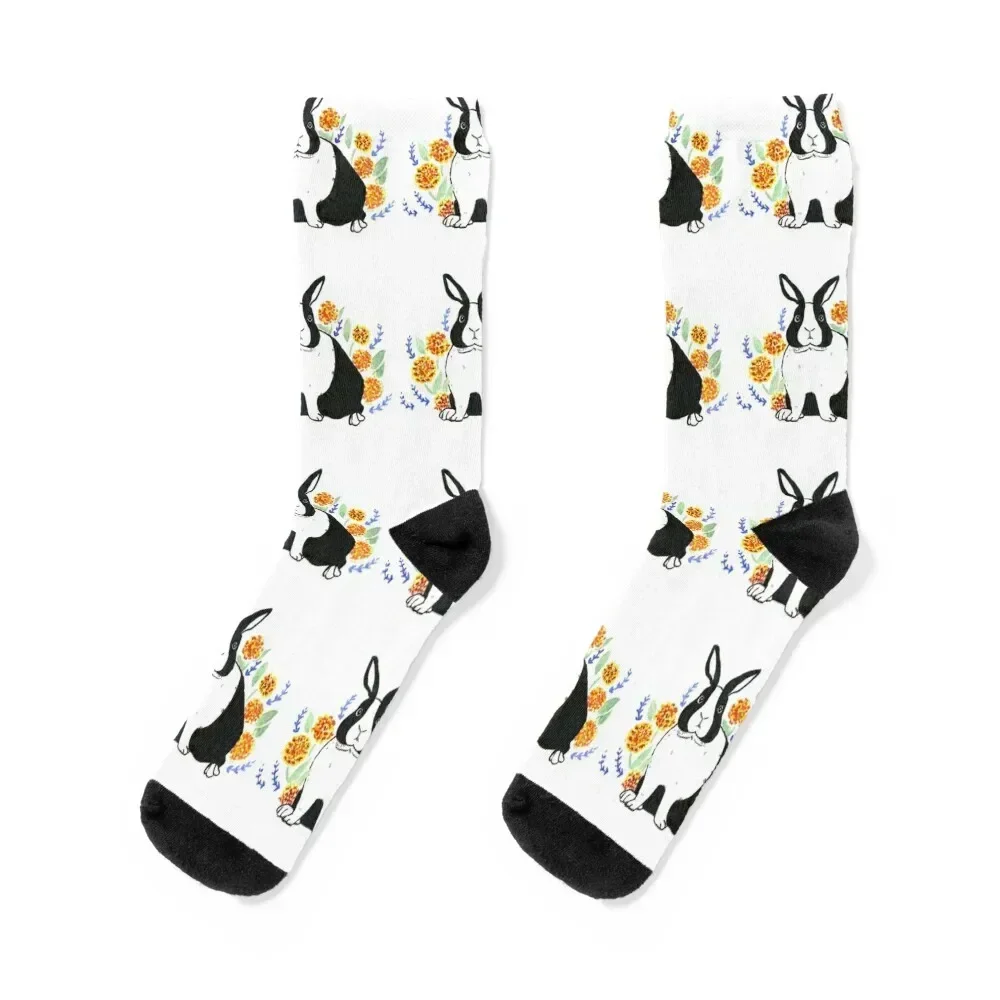 

Dutch Rabbit Socks hiking kawaii hiphop set Socks Women Men's