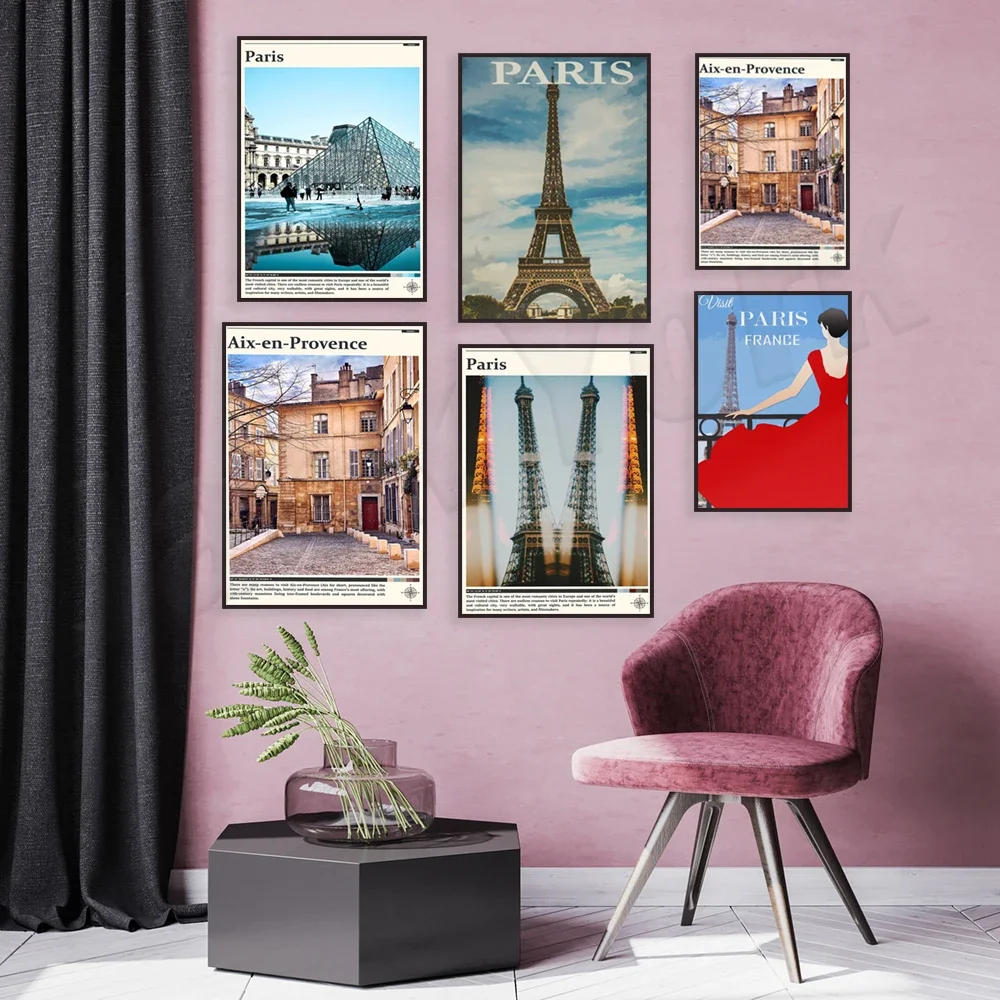 Paris, France, Riviera, Aix-en-Provence, Paris, Europe, France photo, beautiful photo decorative canvas print travel poster