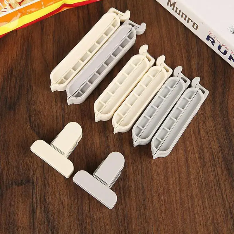 Food bag clip 8-piece food clip set potato chip clip sealing clip bag sealing potato chip bag clip for home kitchen food storage