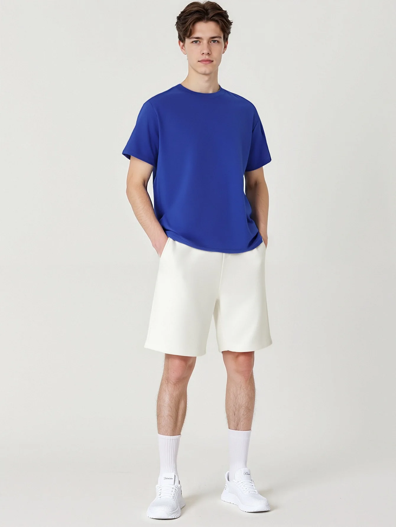 Summer Shorts Casual Sports Five-point Pants Travel Shorts Loose Trend Korean Version Solid Color Versatile Shorts