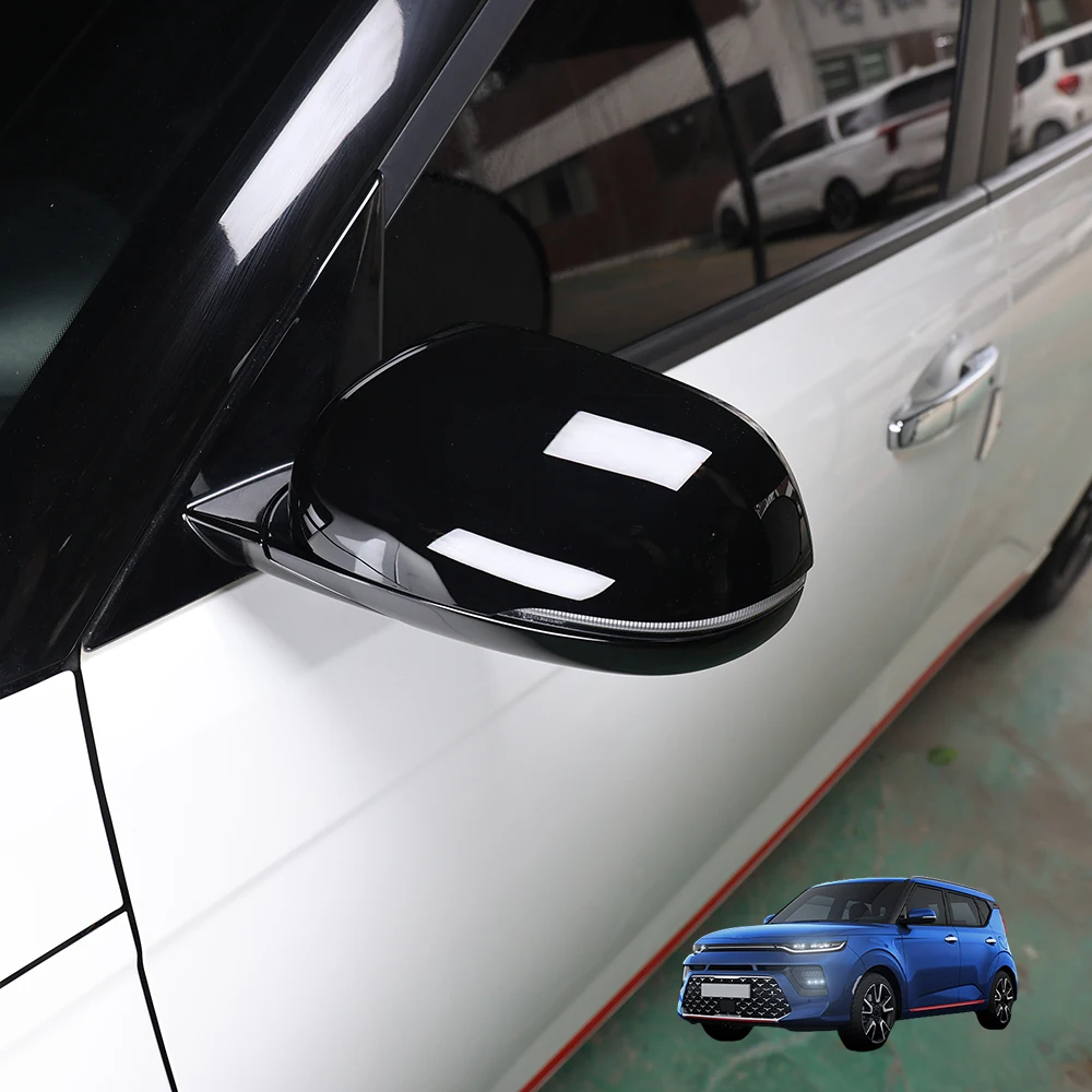 Per Kia Soul 2020-2025 Copertura del pulsante della finestra in fibra di carbonio Copertura del cambio dell'auto Console centrale Copertura dello sfiato superiore Scatola di immagazzinaggio LHD/RHD