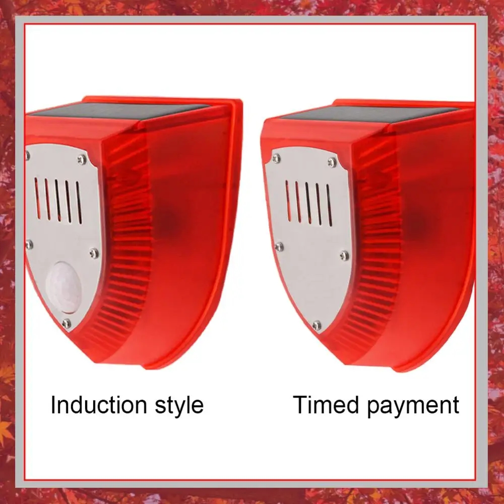 Outdoor Solar Powered Animal Repeller with Motion Sensor Alarm Dog Barking Gunshot Light for Farm Orchard Fish Pond Safety