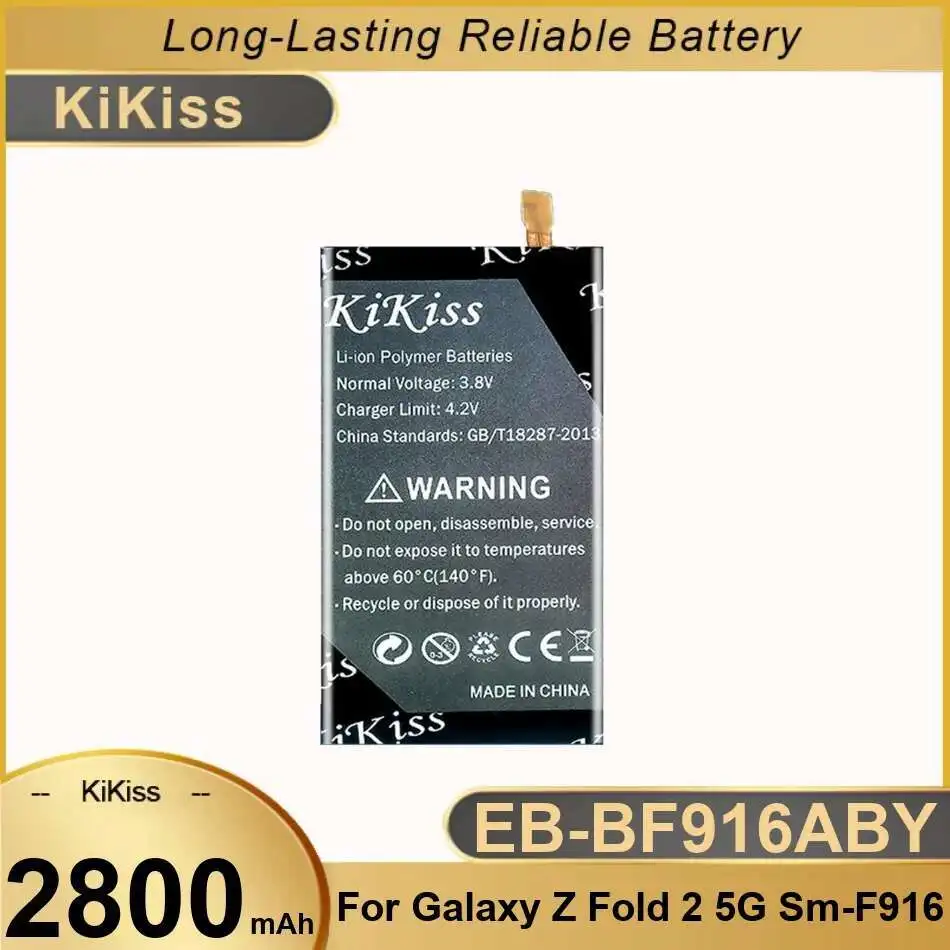 

Аккумулятор мобильного телефона EB-BF916ABY 2800 мАч для Samsung Galaxy Z Fold 2 Fold2 5G SM-F916