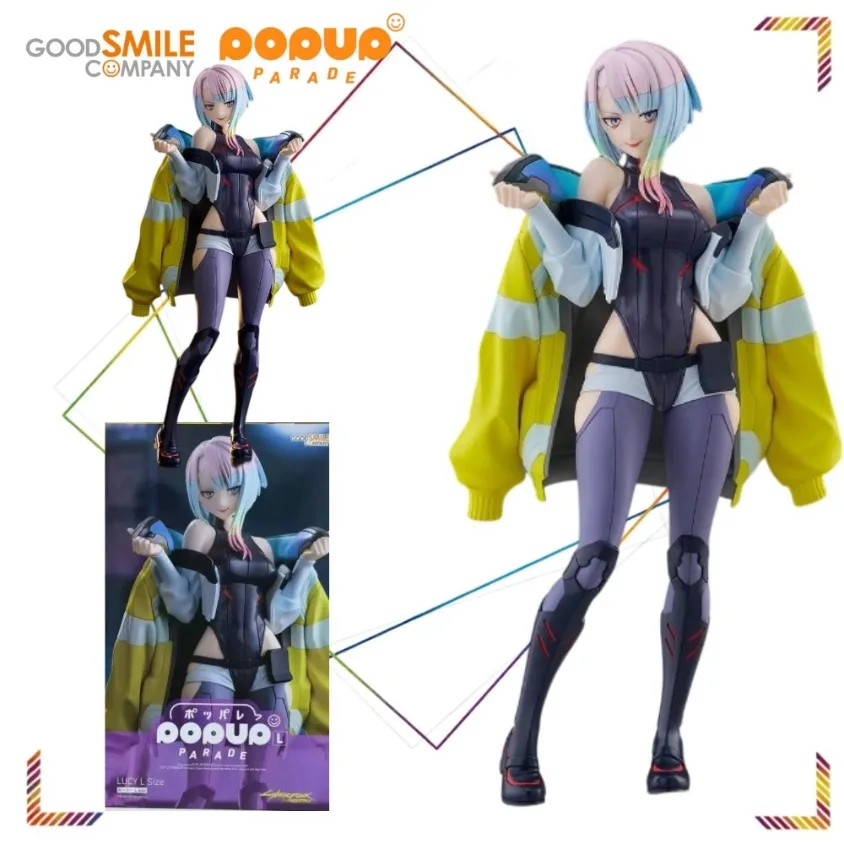 Figuras de Acción GOOD SMILE POP UP PARADE Lucy, Cyberpunk Edgerunners, Talla L, Modelo de Colección de Anime, Regalo