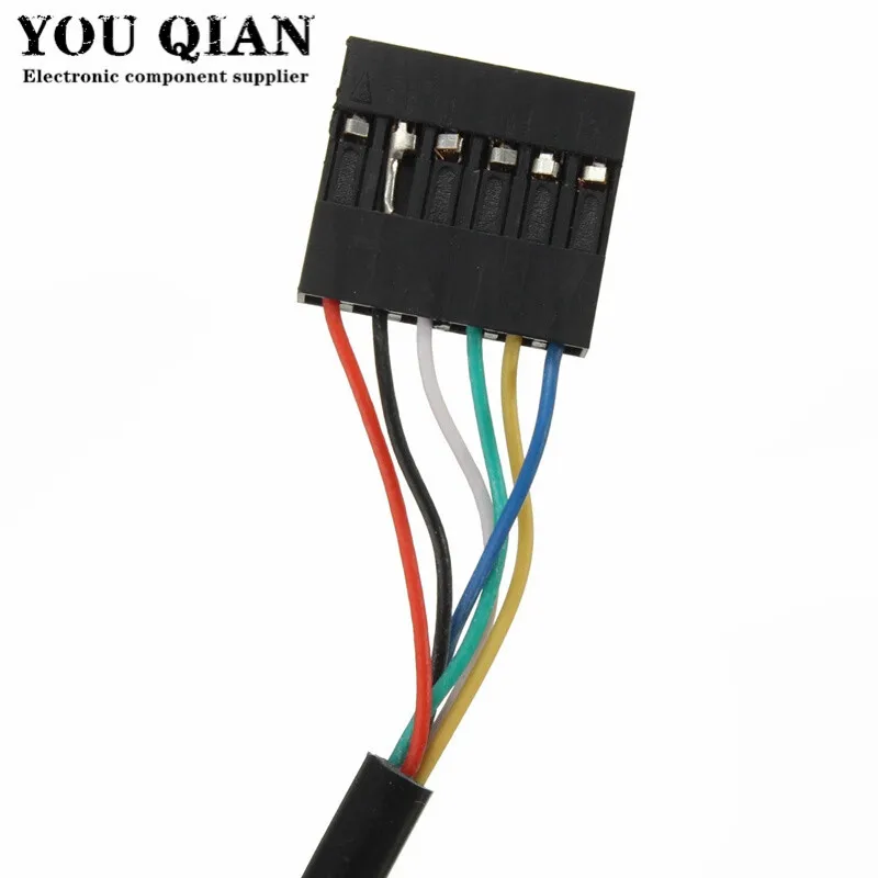 6Pin FTDI FT232RL FT232 Module For Arduino USB to TTL UART Serial Wire Adapter RS232 Download Cable Module LED Indicator