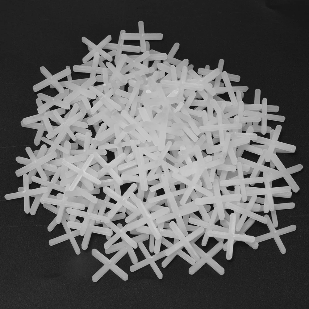 2000Pcs Ceramic Tiler Spacer Plastic Cross Tile Plumber Reuseable Leveling System 2mm/2.5mm