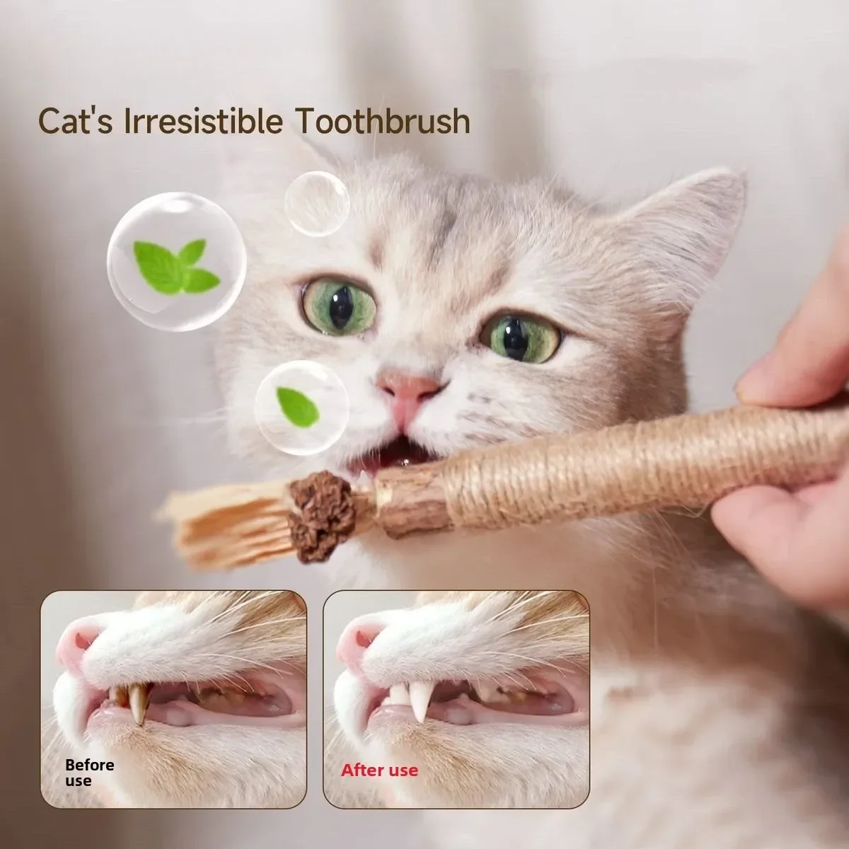 

Cat Teeth Grinding Rod 4/8/10pcs Natural Silvervine Dental Sticks Does Not Hurt Teeth Protect Your Valuable Items From Cat Bites