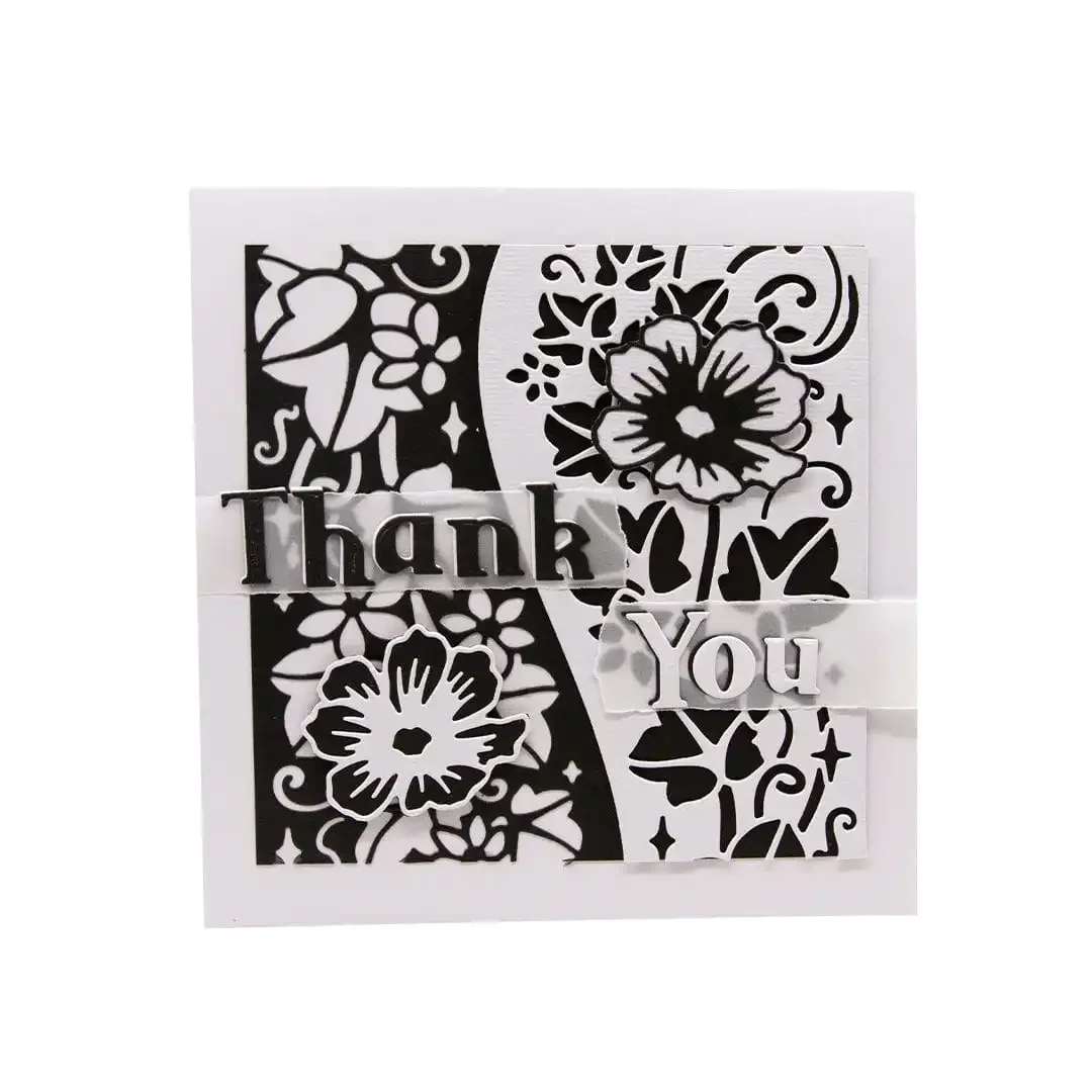 Lace Edge Border Background Metal Cutting Dies Set Layering Sentiments Words Mold For DIY Scrarpbooking Paper Craft Cards Making