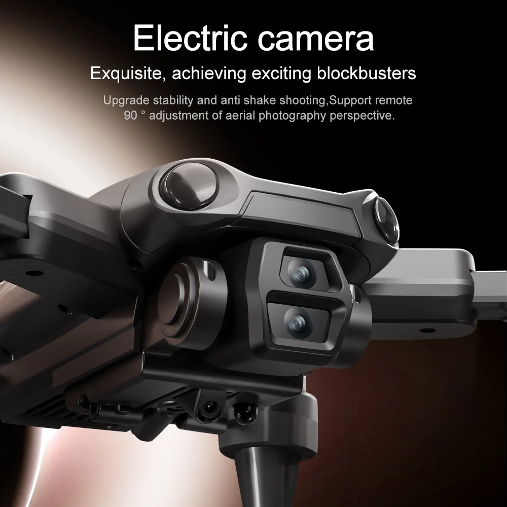 M9 Brushless Screen-Controlled Light Flow Obstacle-Avoidance Aerial Photography Drone, ESC Dual Cameras, 360-Degree Flips, WiFi