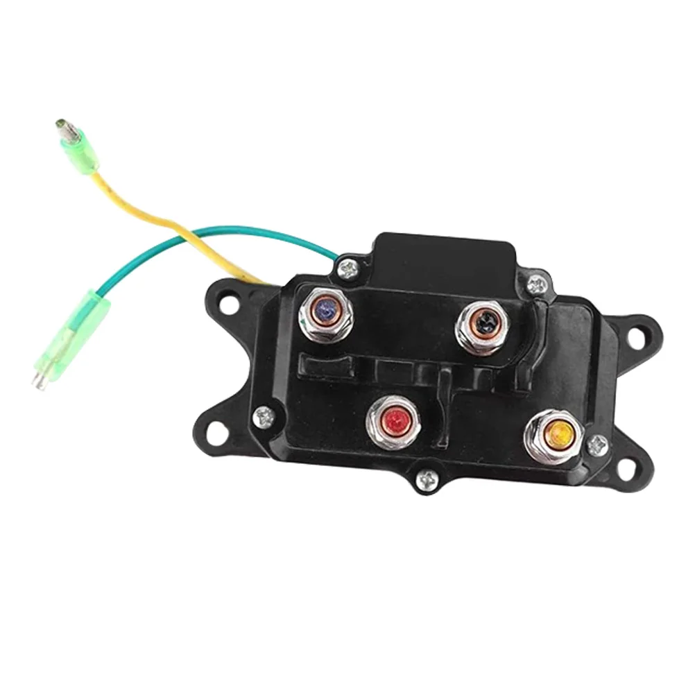 

12V 250A Winch Solenoid Relay Contactor For Atv Utv Truck Electric Winch Replacement Parts Waterproof Durable Off-Road Switch