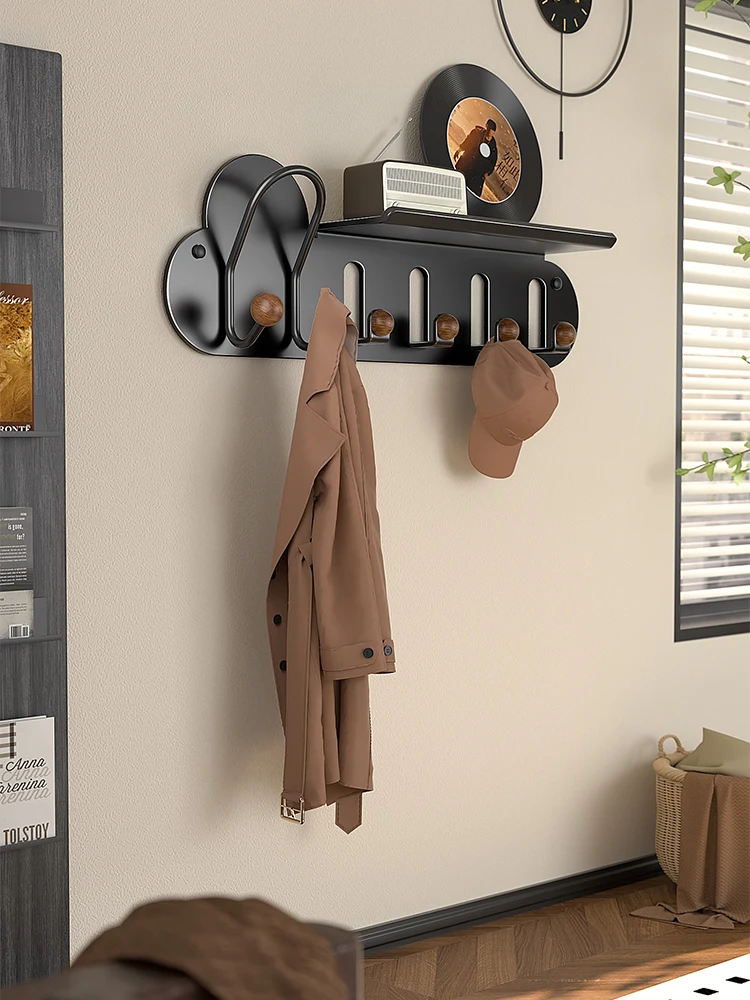 

Hook, shelf, entrance, clothes, keychain, bag, free punching, creative medium and ancient style coat hook, multi-function