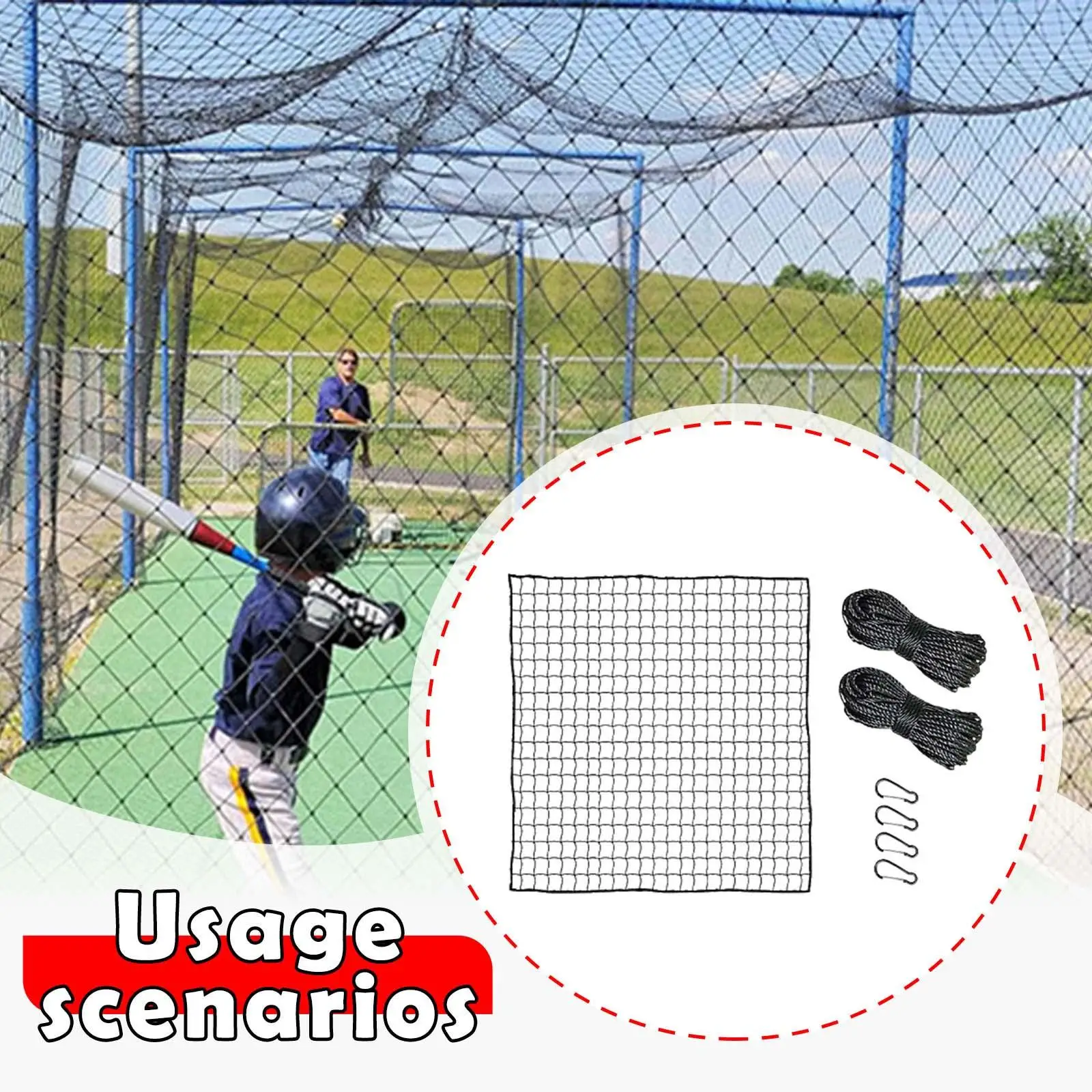 Сетка для бейсбола, софтбола, сетка для бейсбола, сетка для метания двора, многофункциональная спортивная сетка для ударов, барьерная сетка для бейсбола, спинка для бейсбола