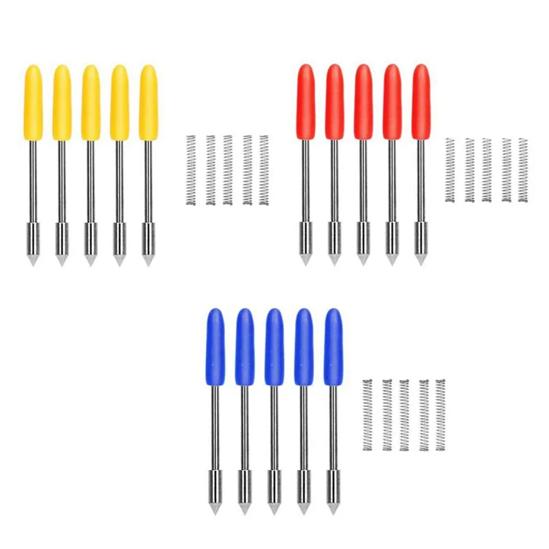

ABRS-90 Pcs 30/45/60 Degree Blade Vinyl Cutter Plotter Cutting Blades For CB09 CB09U Graphtec With Blade Holder Base