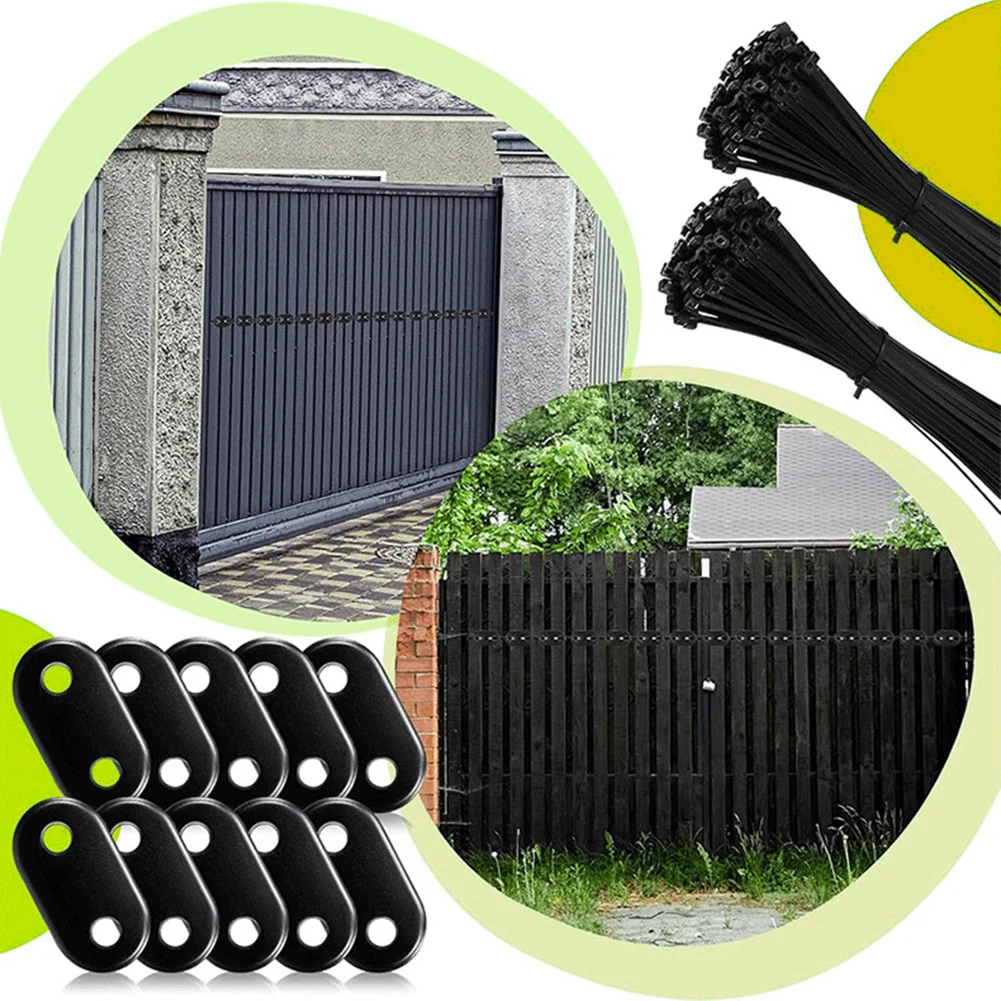 Reliable For PVC Mounting Clips for Privacy Screens Weatherproof Set for Gardens Patios and Balconies 50 or 100 Count