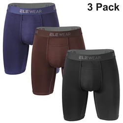 3 Pack Men Modal Underwear With Opening Up Breathable Mens Boxershorts Men's Panties Underpants Plus Size Boxers Brief
