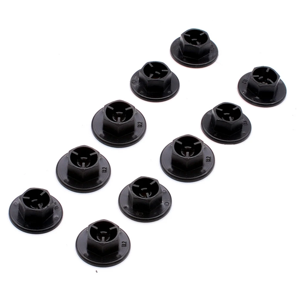 10X Wheel Arch Liner Splashguard Clips Nut For Hyundai Elantra Tucson Santa Fe Solaris Kia Sedona Soul Optima Cadenza 8414526000