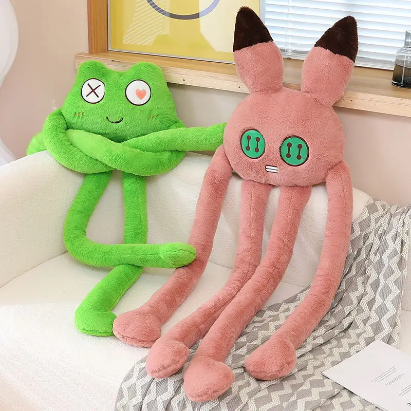 

100-200CM New Long-legged Octopus Plush Pillow Rabbit Frog Cat Long Claws Plush Toy Sofa Bed Cushion Kids Appease Doll XMAS Gift