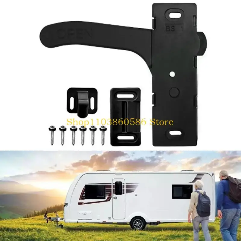 

242A Motorhome RV Входная дверь оборудование для экрана сплавного сплава цинк для управления ручкой защелки