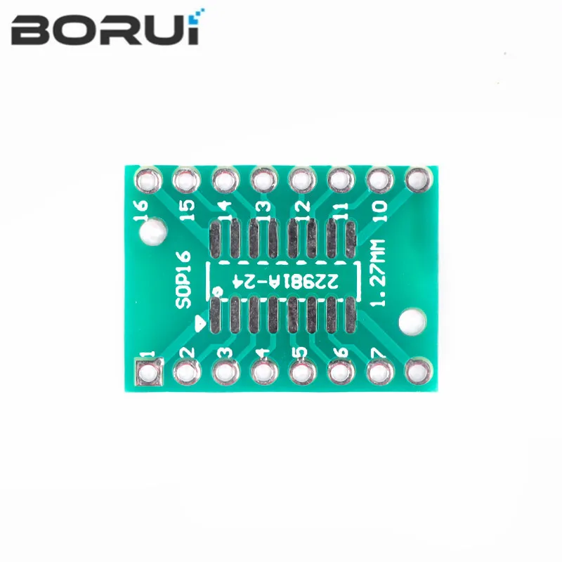 10PCS TSSOP16 SSOP16 SOP-16 SOP16 zu DIP16 Transfer Board DIP Pin Board Pitch Adapter PCB